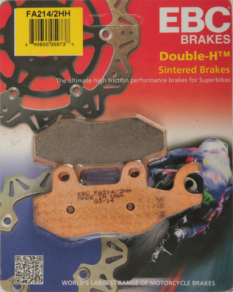 EBC 1 Pair Sintered HH Race Formula Brake Pads MPN FA214/2HH