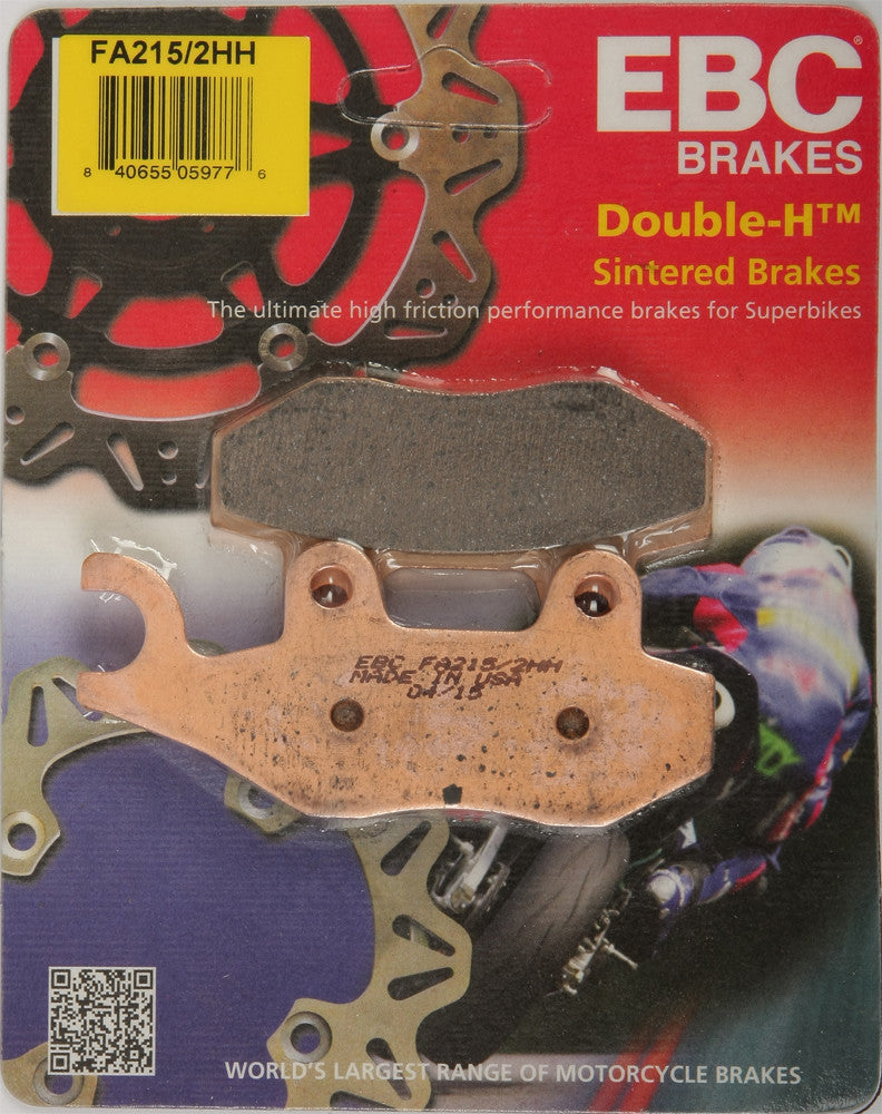 EBC 1 Pair Sintered HH Race Formula Brake Pads MPN FA215/2HH