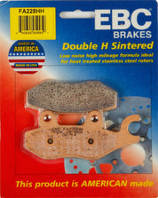 EBC 1 Pair Sintered HH Race Formula Brake Pads MPN FA228HH