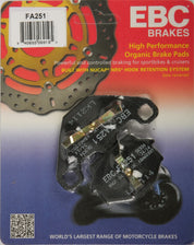 EBC 1 Pair FA Series Organic Replacement Brake Pads MPN FA251