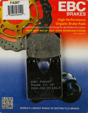EBC 1 Pair FA Series Organic Replacement Brake Pads MPN FA267