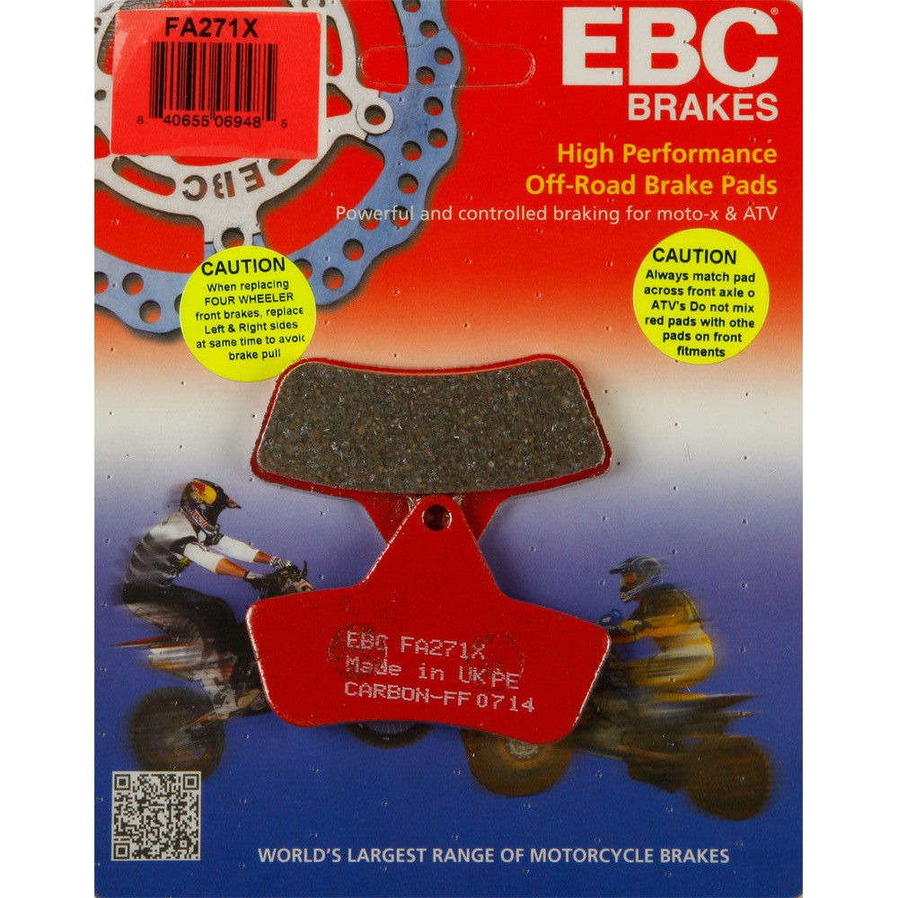 EBC 1 Pair Performance X-Series Carbon Brake Pads MPN FA271X