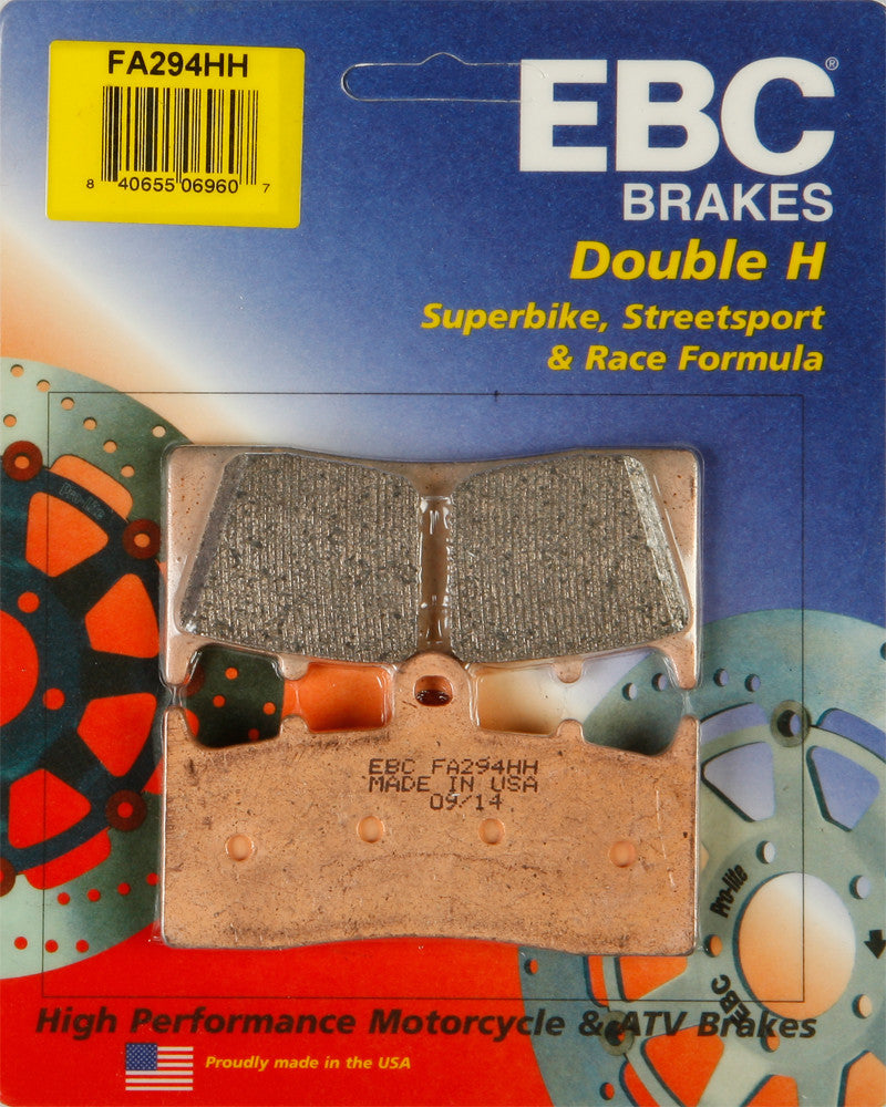 EBC 1 Pair Sintered HH Race Formula Brake Pads MPN FA294HH