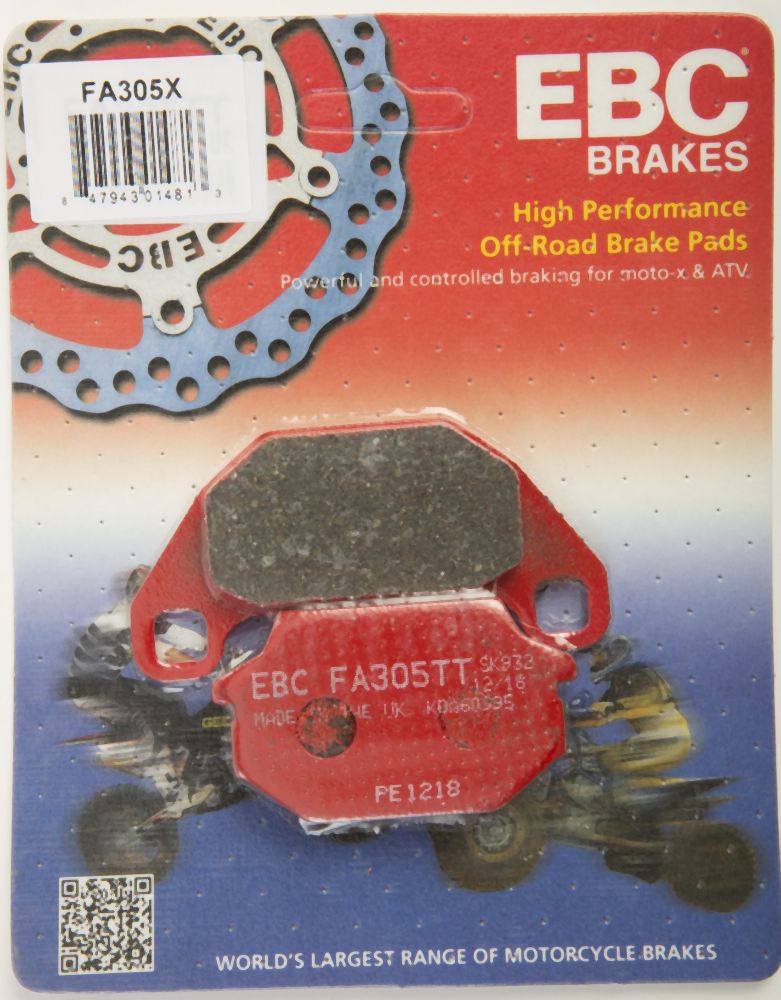 EBC 1 Pair Performance X-Series Carbon Brake Pads MPN FA305X