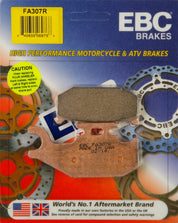EBC 1 Pair Sintered R Series Heavy-Duty Brake Pads MPN FA307R