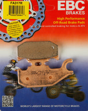 EBC 1 Pair Sintered R Series Heavy-Duty Brake Pads MPN FA317R