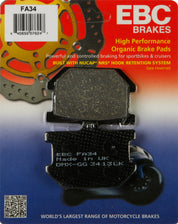 EBC 1 Pair FA Series Organic Replacement Brake Pads MPN FA34