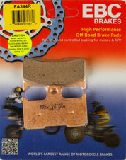 EBC 1 Pair Sintered R Series Heavy-Duty Brake Pads MPN FA344R