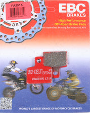 EBC 1 Pair Performance X-Series Carbon Brake Pads MPN FA351X