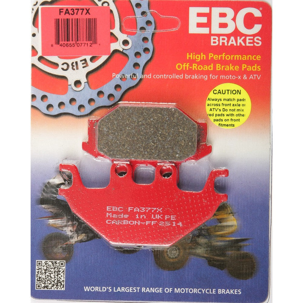 EBC 1 Pair Performance X-Series Carbon Brake Pads MPN FA377X