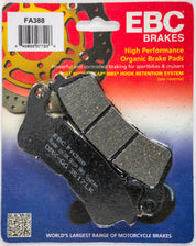 EBC 1 Pair Premium SFA Organic OE Replacement Brake Pads MPN FA388
