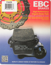 EBC 1 Pair FA Series Organic Replacement Brake Pads MPN FA436
