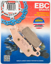 EBC 1 Pair Sintered R Series Heavy-Duty Brake Pads MPN FA445R