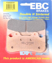 EBC 1 Pair Sintered HH Race Formula Brake Pads MPN FA455HH