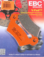 EBC 1 Pair V-Pad Semi-Sintered Touring Brake Pads MPN FA473V