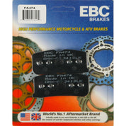 EBC 1 Pair Premium SFA Organic OE Replacement Brake Pads MPN FA474