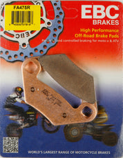 EBC 1 Pair Sintered R Series Heavy-Duty Brake Pads MPN FA475R