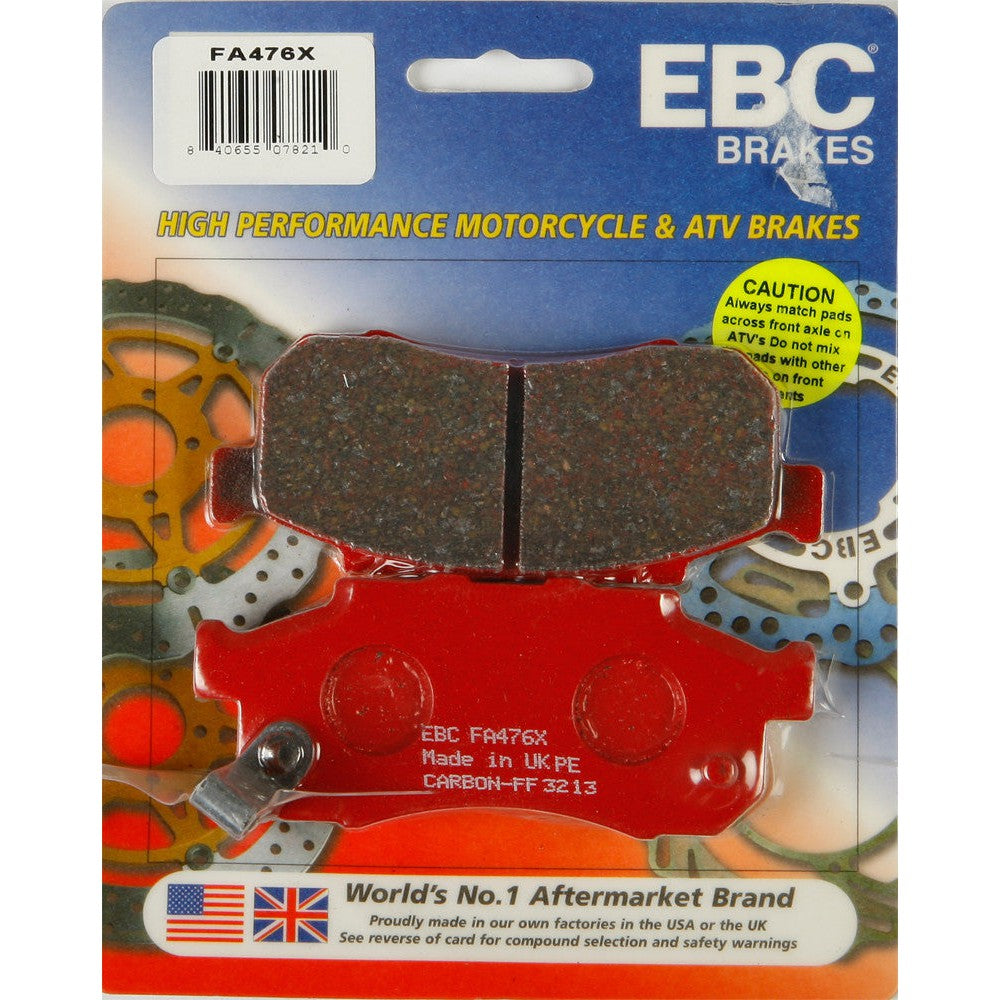 EBC 1 Pair Performance X-Series Carbon Brake Pads MPN FA476X