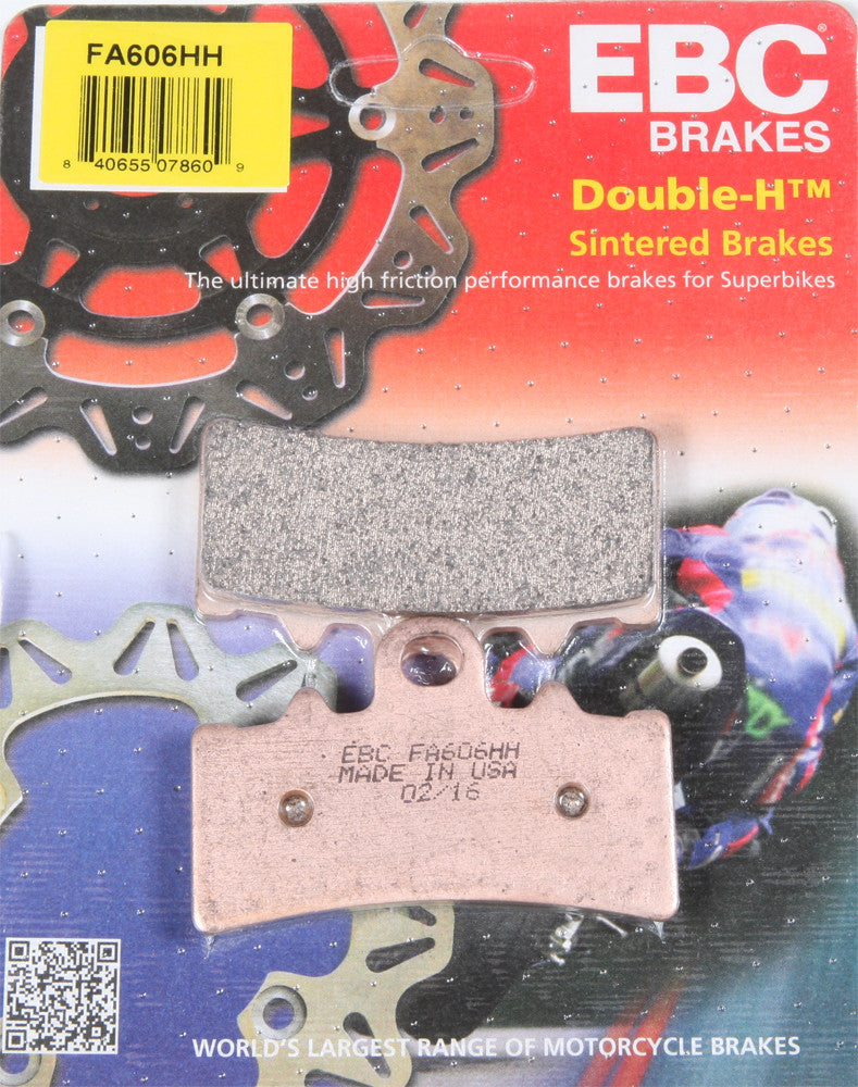 EBC 1 Pair Sintered HH Race Formula Brake Pads MPN FA606HH