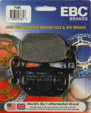 EBC 1 Pair Premium SFA Organic OE Replacement Brake Pads MPN FA61