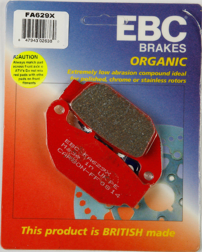 EBC 1 Pair Performance X-Series Carbon Brake Pads MPN FA629X