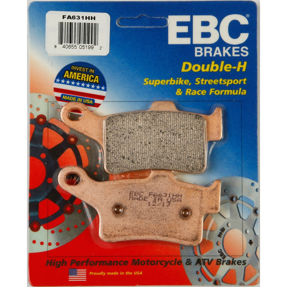 EBC 1 Pair Sintered HH Race Formula Brake Pads MPN FA631HH