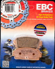 EBC 1 Pair SV Series Severe Duty Brake Pads MPN FA651SV