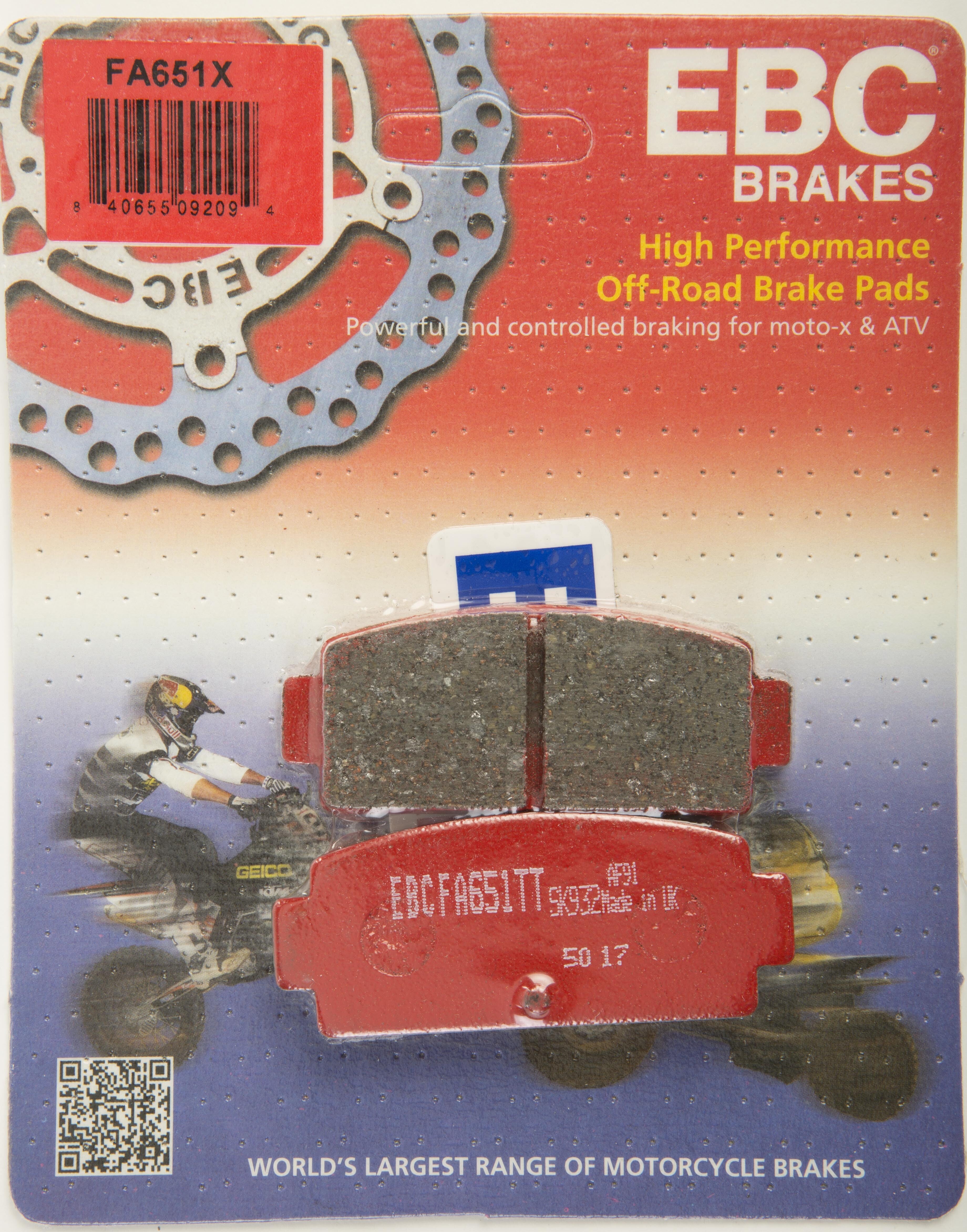 EBC 1 Pair Performance X-Series Carbon Brake Pads MPN FA651X