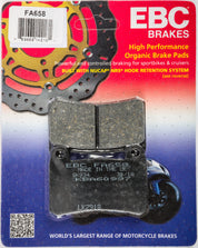 EBC 1 Pair Premium SFA Organic OE Replacement Brake Pads MPN FA658