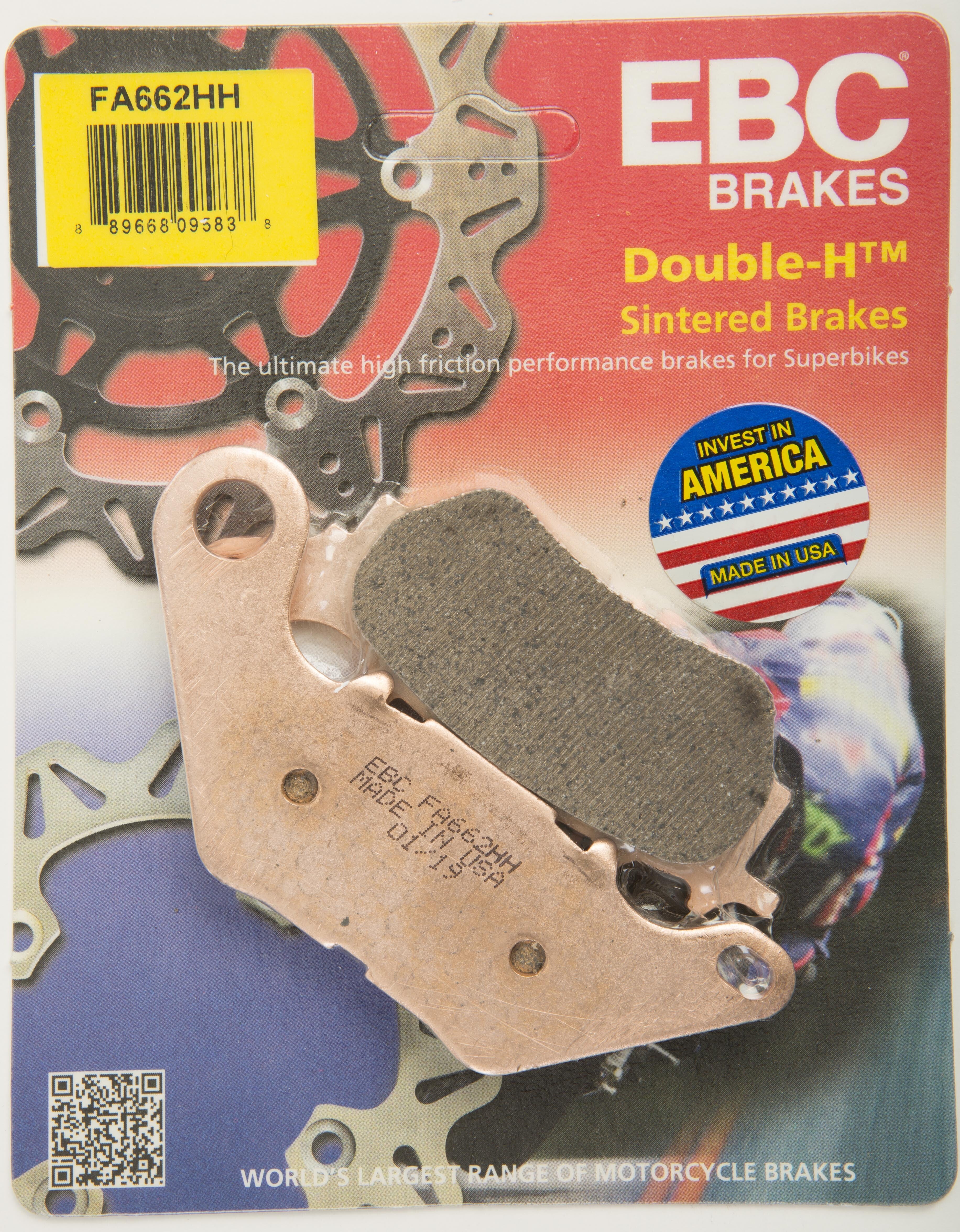 EBC 1 Pair Sintered HH Race Formula Brake Pads MPN FA662HH