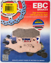 EBC 1 Pair Sintered R Series Heavy-Duty Brake Pads MPN FA674R