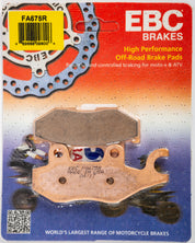 EBC 1 Pair Sintered R Series Heavy-Duty Brake Pads MPN FA675R