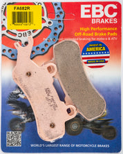 EBC 1 Pair Sintered R Series Heavy-Duty Brake Pads MPN FA682R