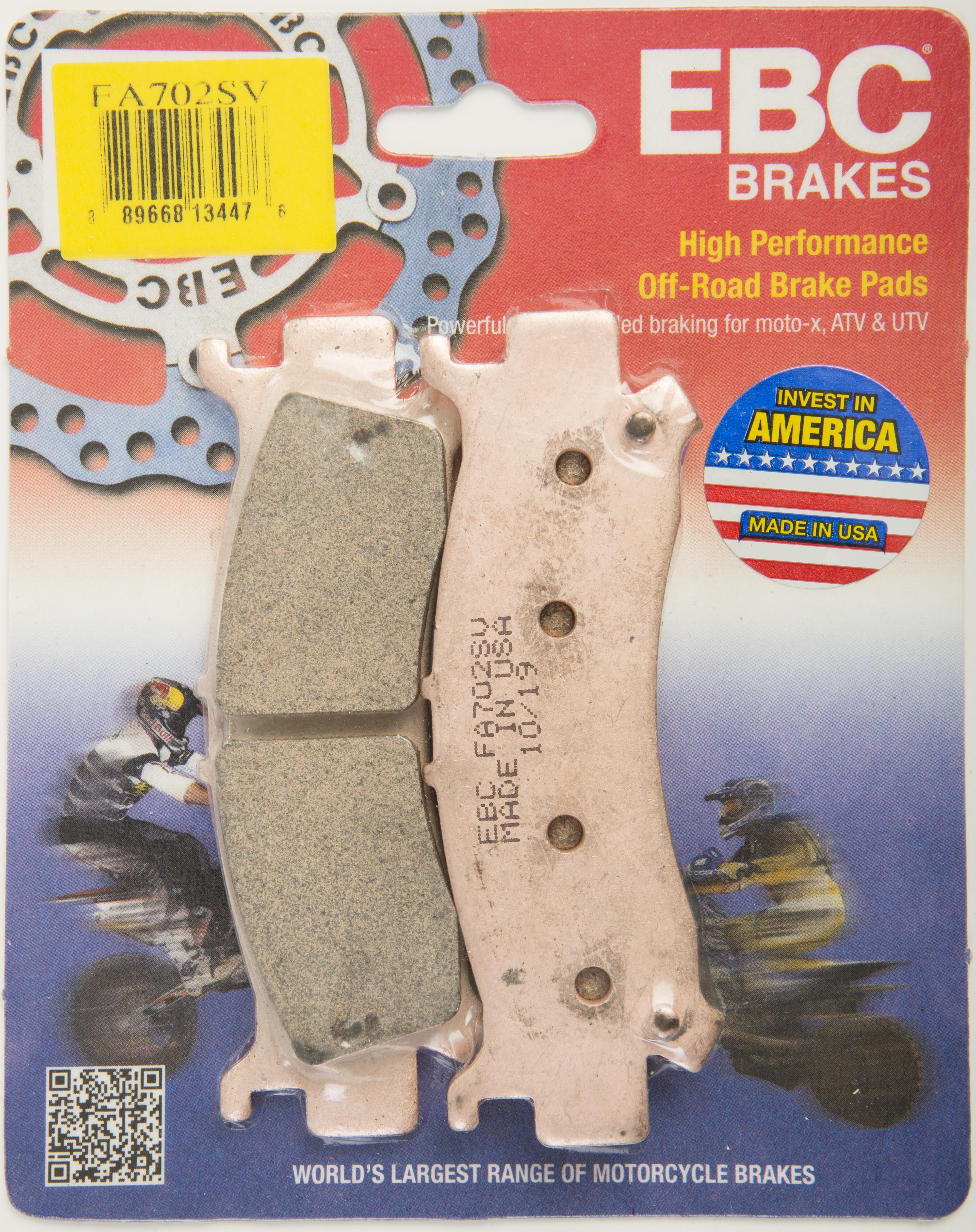 EBC 1 Pair SV Series Severe Duty Brake Pads MPN FA702SV