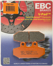 EBC 1 Pair V-Pad Semi-Sintered Touring Brake Pads MPN FA710V