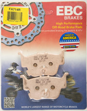 EBC 1 Pair Sintered R Series Heavy-Duty Brake Pads MPN FA714R