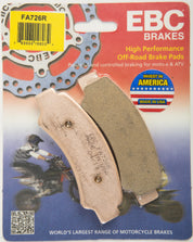 EBC 1 Pair Sintered R Series Heavy-Duty Brake Pads MPN FA726R