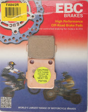 EBC 1 Pair Sintered R Series Heavy-Duty Brake Pads MPN FA84/2R