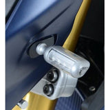 R&G Racing Black Front Indicator Adapter Kit For 2015-2020 Aprilia Tuono V4 1100 Factory ABS