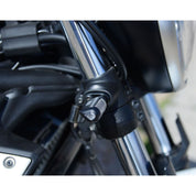 R&G Racing Black Front Indicator Adapter Kit For 2017-2024 Kawasaki Vulcan S EN650