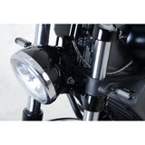 R&G Racing Black Front Indicator Adapter Kit For 2015-2024 Indian Motorcycles Scout