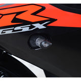 Adaptadores de intermitentes delanteros negros R&G Racing para Suzuki GSX-R125 (2017-2024)