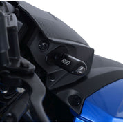 R&G Racing Black Indicator Adapters For 2017-2024 Suzuki GSX-S125 FAP0023BK