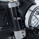 Kit adaptador de intermitentes negros R&G Racing para Ducati Scrambler Desert Sled 2017-2021