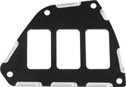 Modquad Switch Plate 3 Slot Black