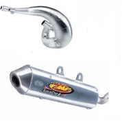 FULL FMF FATTY PIPE + TURBINECORE 2 SPARK ARRESTED SILENCER EXHAUST 99-00 KX250