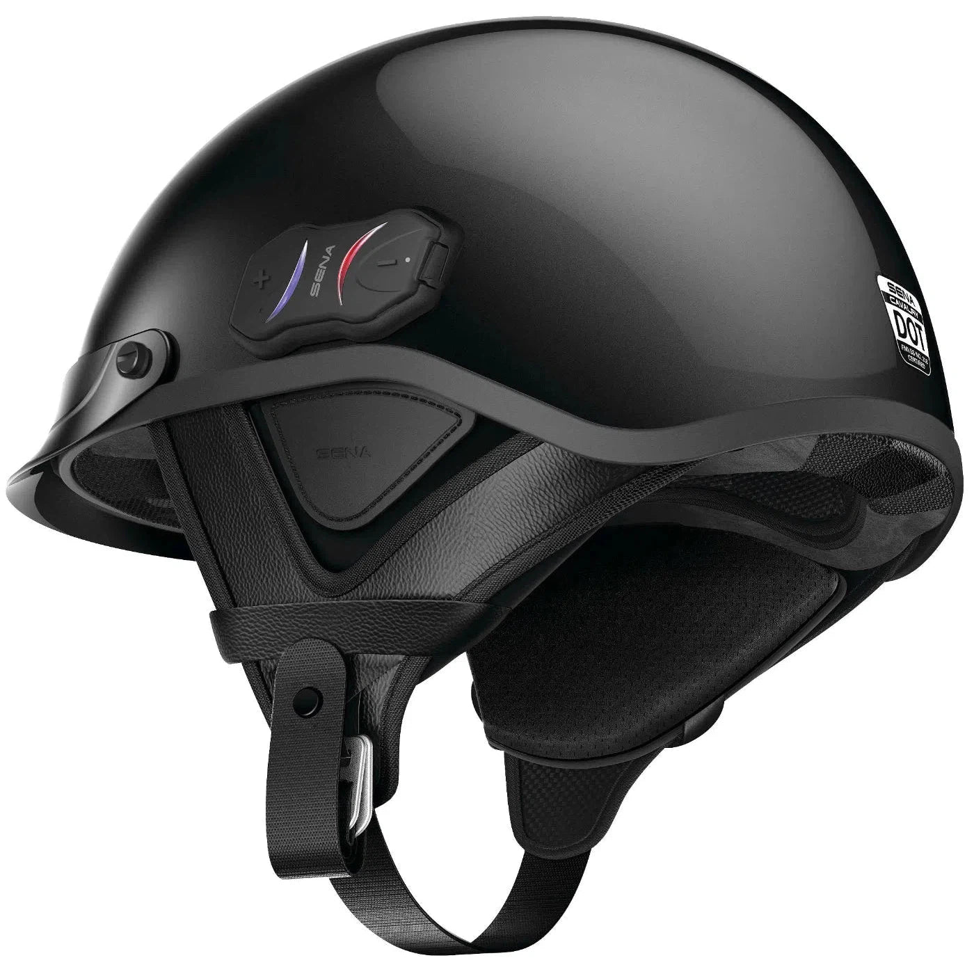 SENA Cavalry Bluetooth Half Helmet Matte Black XS Cavalry-CL-MB-XS – Lionparts Powersports