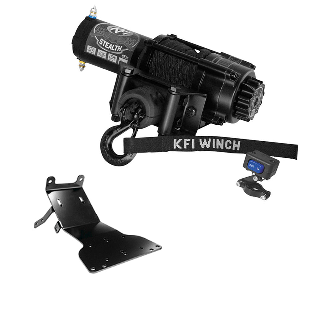 KFI 3500 lb Assault Winch And Optional Mount