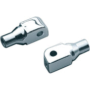 New Honda VTX1300C 2003-2009Footpeg Adapters Chrome Rear by Kuryakyn