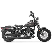 Vance And Hines Twin Slash Muffler 3in Slip On Exhaust Black With Fuelpak FP4